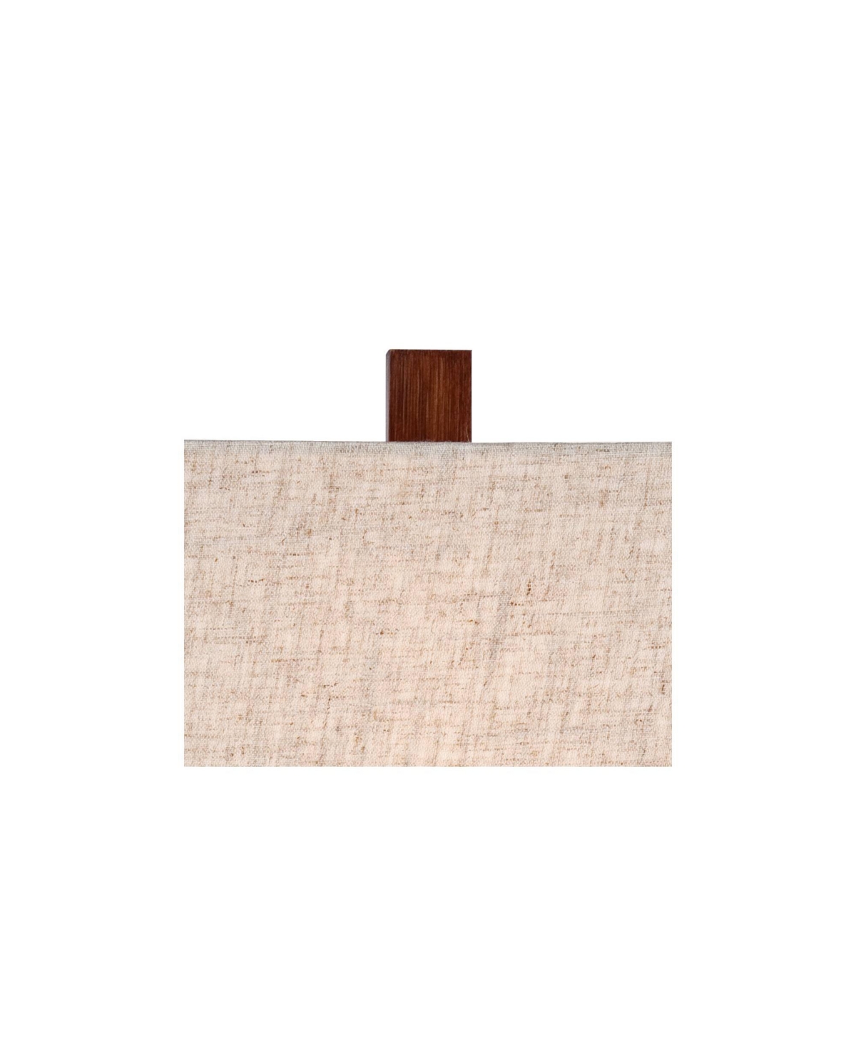 360 Lighting Modern Rustic Accent Table Lamps 23" High Set of 2 Faux Wood Rectangular Block Fabric Shade for Bedroom Living Room House Home