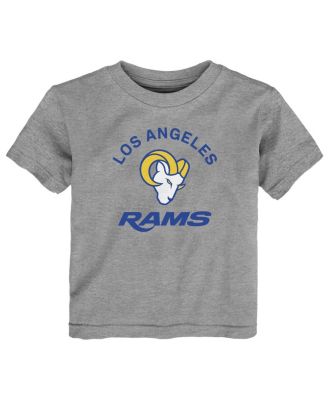 Toddler Gray Los Angeles Rams Play Action Short Sleeve T-Shirt