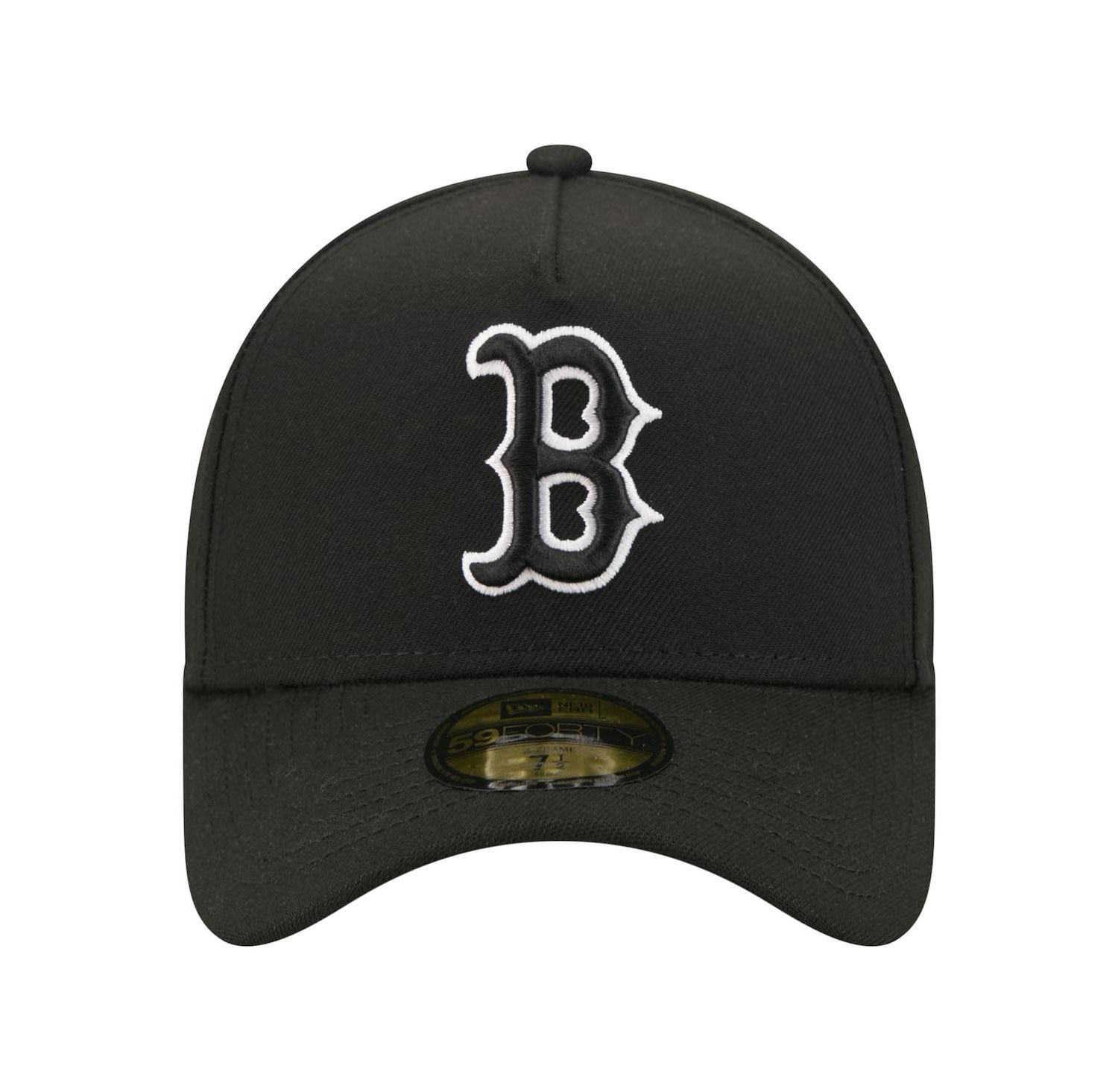 Men's Black Boston Red Sox A-Frame 59FORTY Fitted Hat