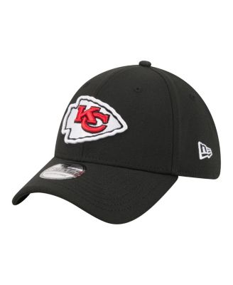 Men's Black Kansas City Chiefs Core Team 39THIRTY Flex Hat