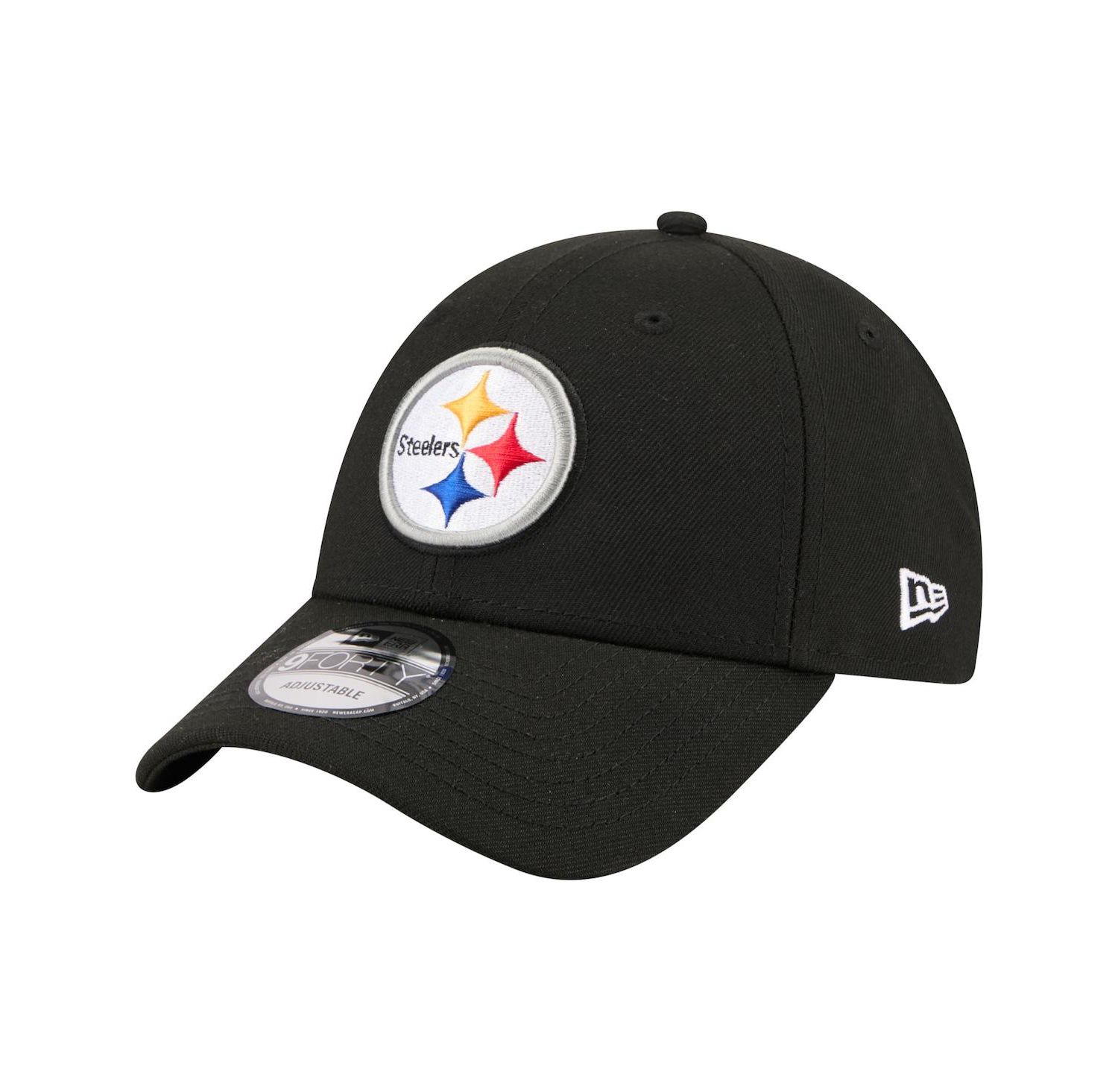 Men's Black Pittsburgh Steelers Core Team 9FORTY Adjustable Hat