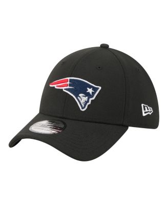 Men's Black New England Patriots Core Team 39THIRTY Flex Hat