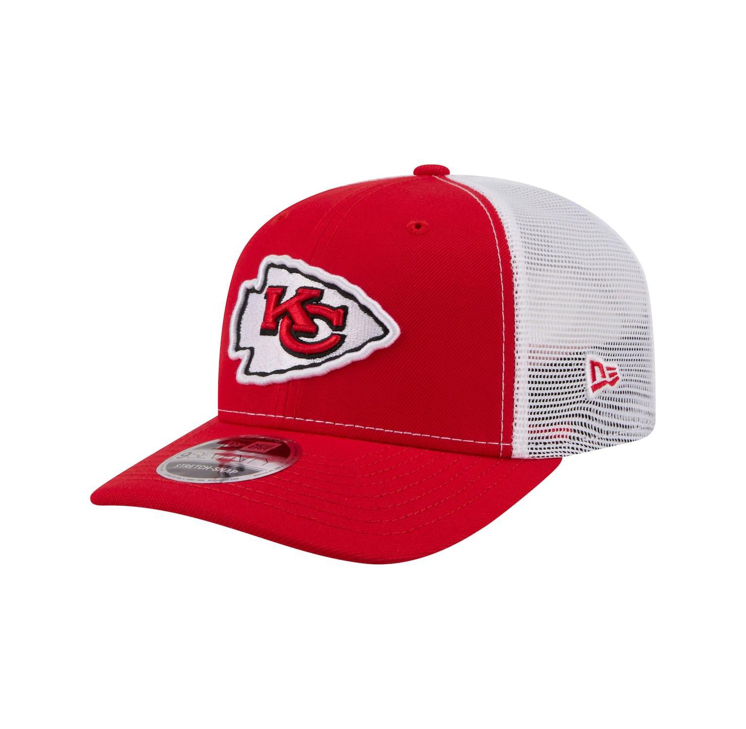 Men's Red Kansas City Chiefs 9SEVENTY Trucker Adjustable Hat