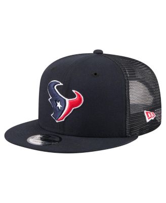 Men's Navy Houston Texans Core Team 9FIFTY Trucker Snapback Hat