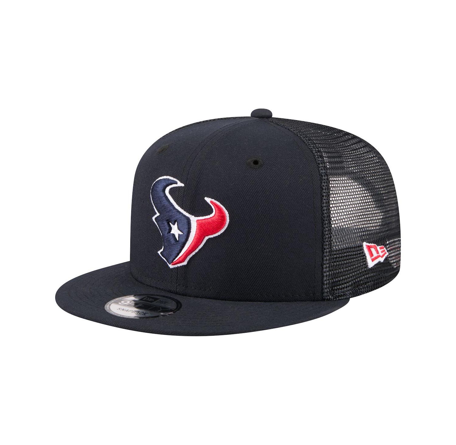 Men's Navy Houston Texans Core Team 9FIFTY Trucker Snapback Hat