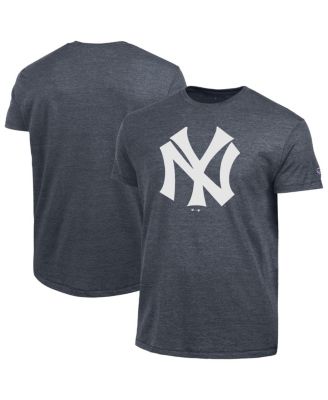 Men's Navy New York Yankees Cooperstown Logo Tri-Blend T-Shirt