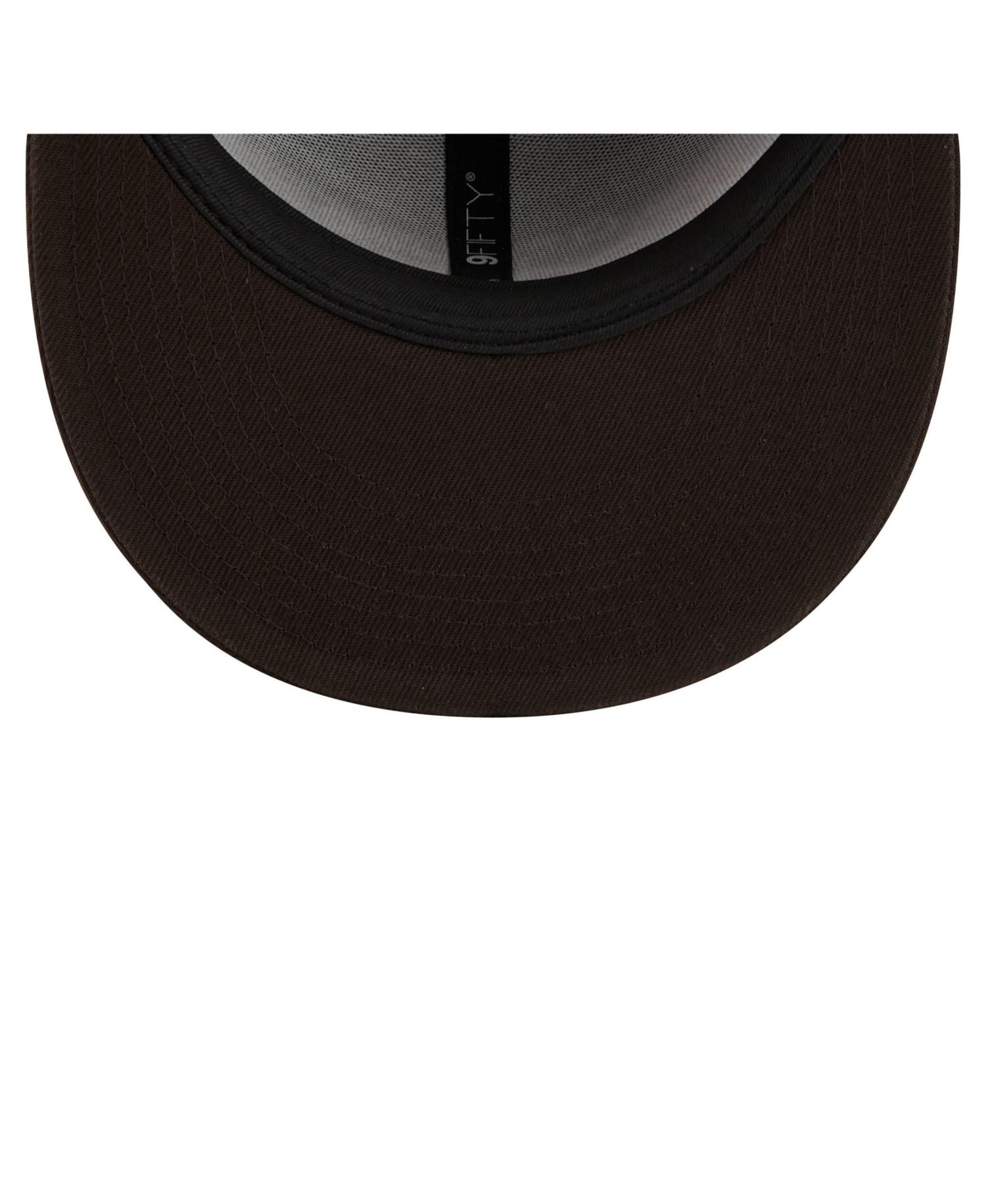 Men's Brown Cleveland Browns Core Team Script 9FIFTY Snapback Hat