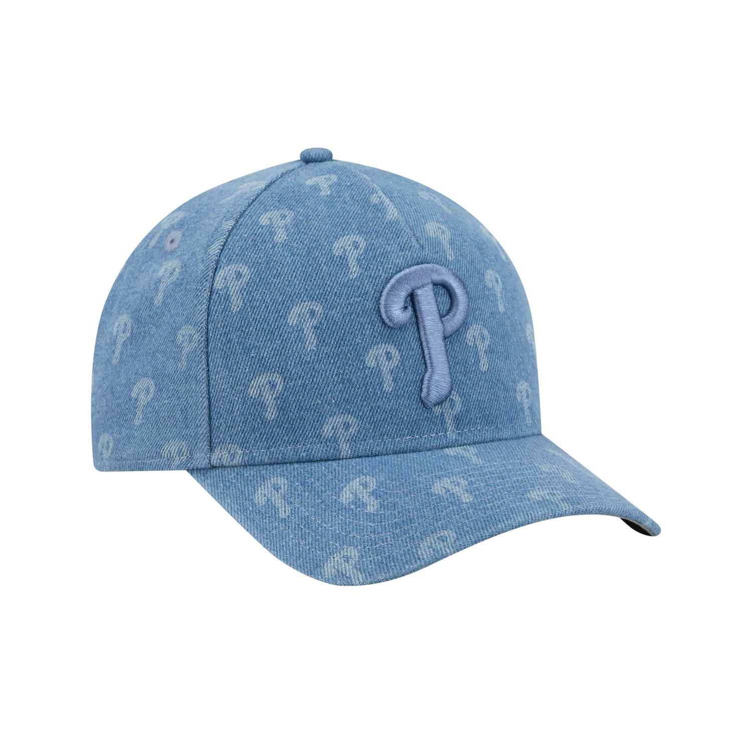Men's and Women's Denim Philadelphia Phillies A-Frame 9FORTY Adjustable Hat