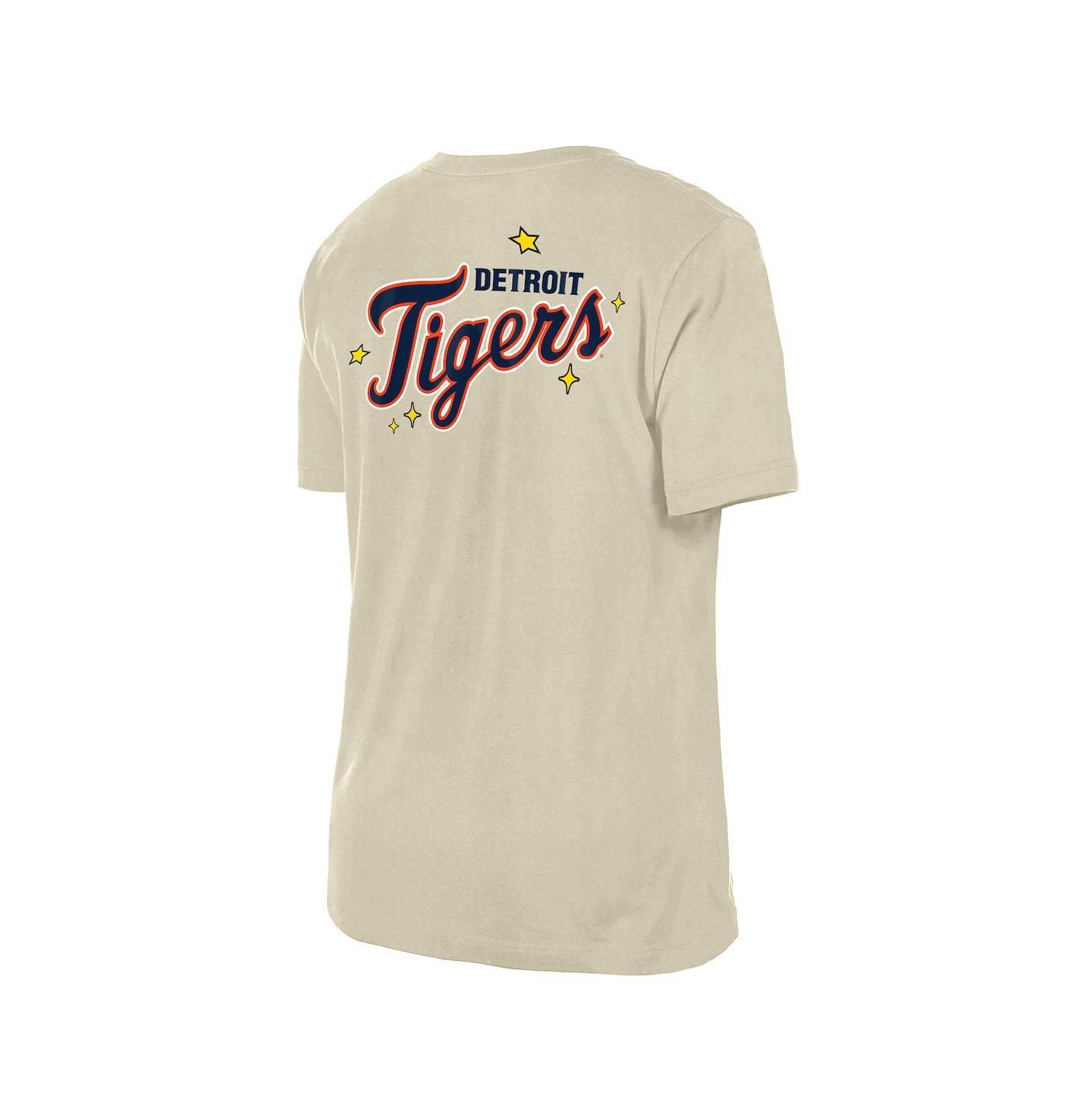 Женская футболка New Era Cream Detroit Tigers Stars Cap — фото 3