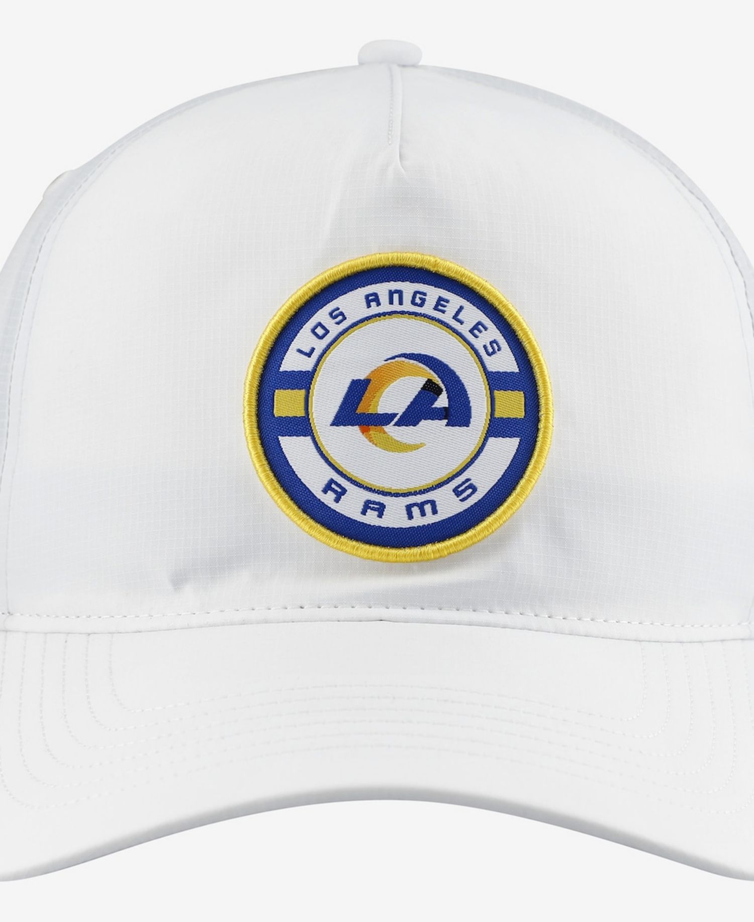 Men's White Los Angeles Rams Strand Adjustable Hitch Hat
