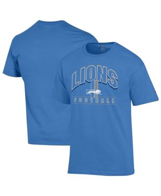 Men's Blue Detroit Lions Jersey T-Shirt