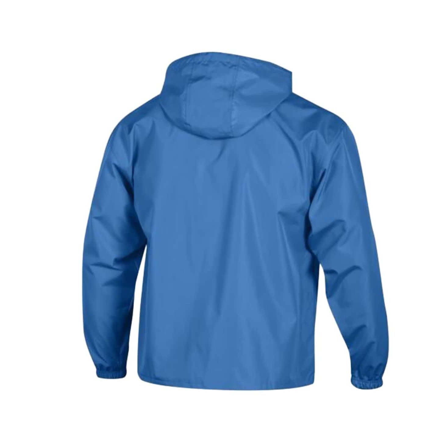 Мужская куртка Champion Powder Blue Los Angeles Chargers Packable Hooded Windbreaker Half-Zip — фото 2