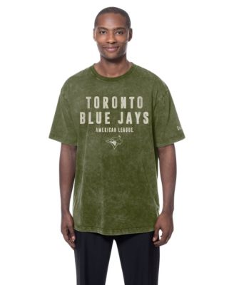 Men's Olive Toronto Blue Jays 2026 Armed Forces Day T-Shirt
