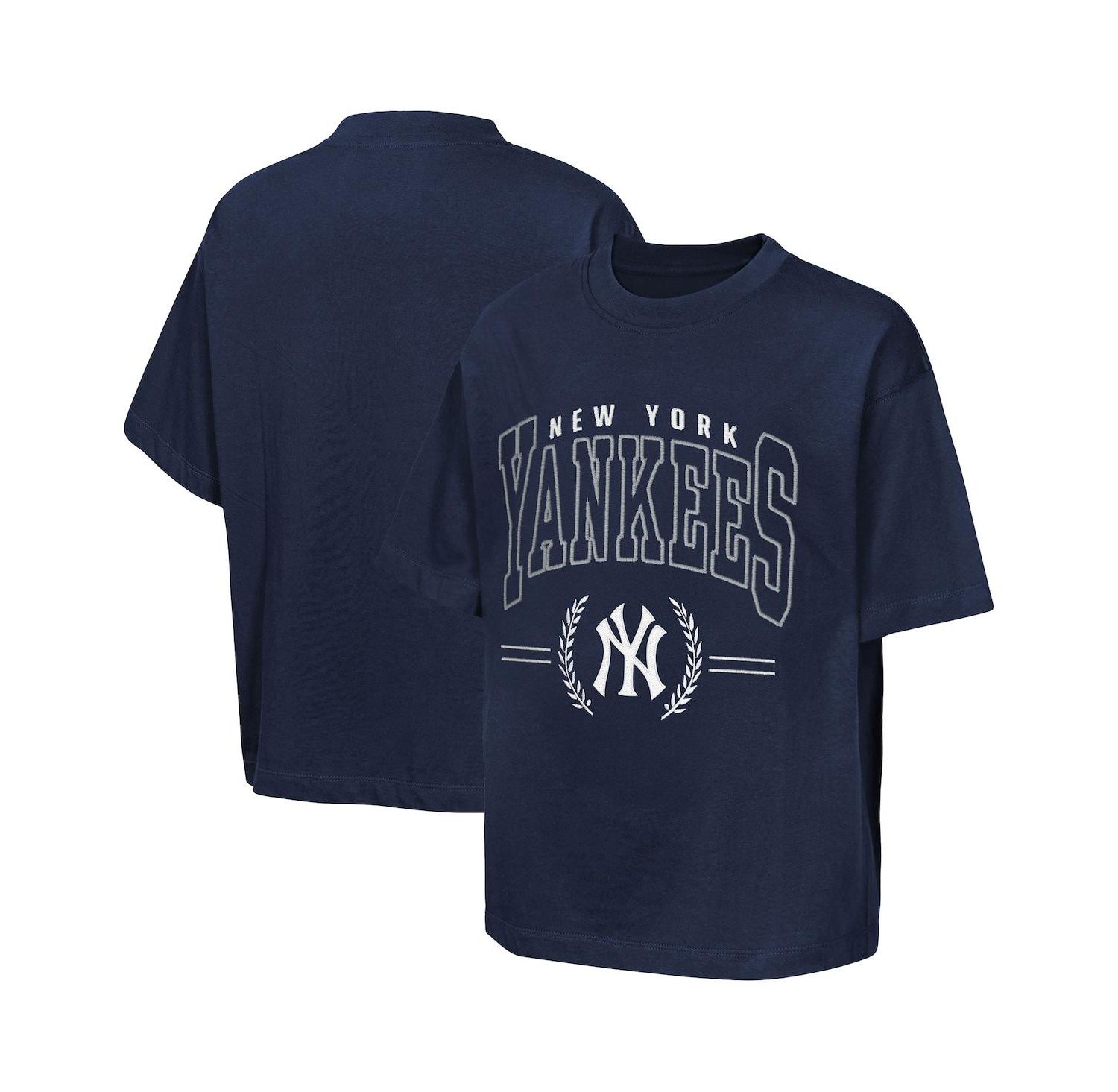 Big Boys and Girls Navy New York Yankees Premium World Class T-Shirt