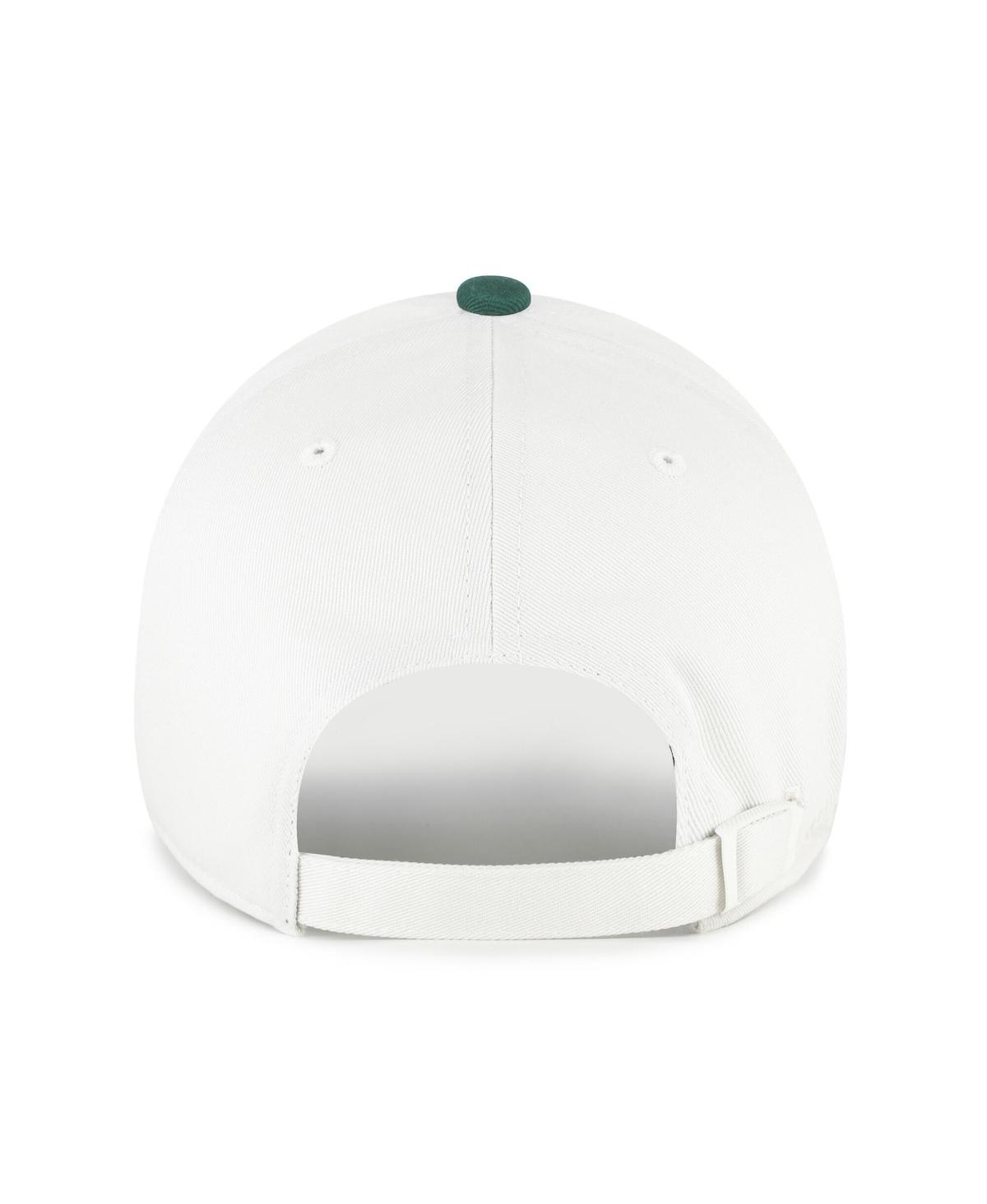 '47 Brand Men's and Women's White/Green Seattle Storm Contemporary Two-Tone Clean Up Adjustable Hat