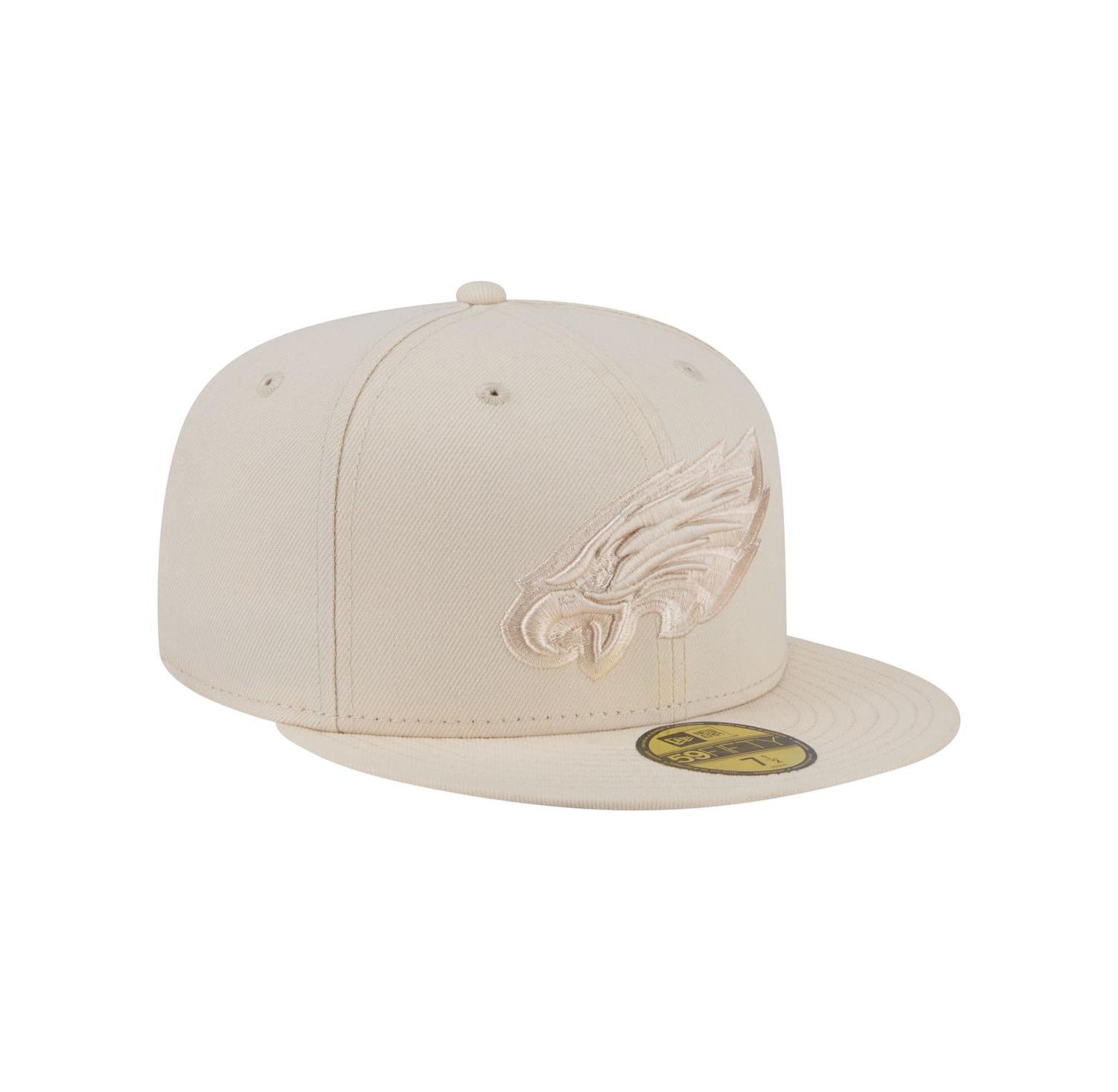 Men's Cream Philadelphia Eagles Color Pack 59FIFTY Fitted Hat