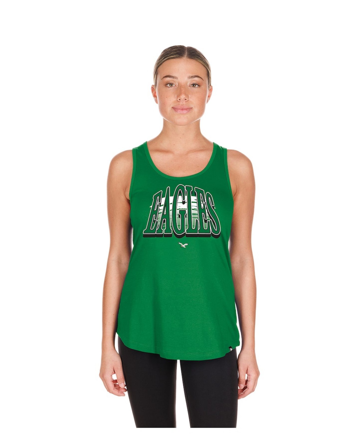 Женский топ New Era Kelly Green Philadelphia Eagles Summer — фото 1
