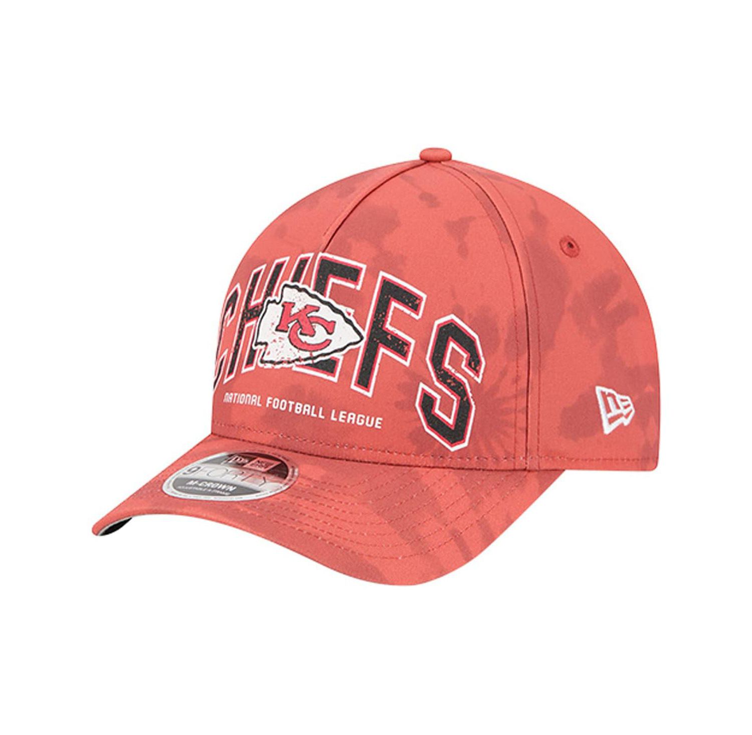 Men's Red Kansas City Chiefs Tie Dye Fade 9Forty M-Crown A-Frame Adjustable Hat