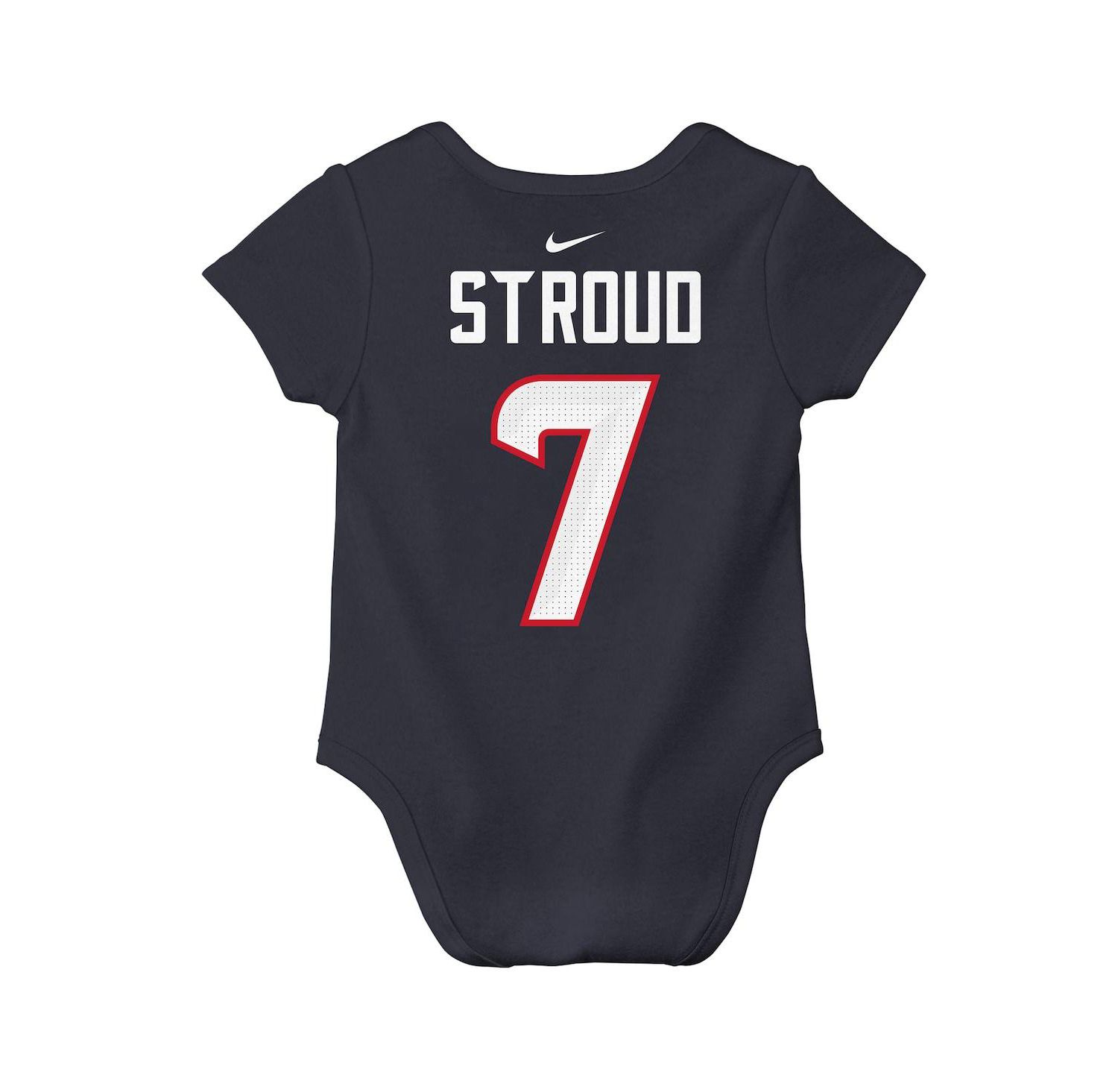 Baby Boys and Girls C.J. Stroud Navy Houston Texans Player Name & Number Bodysuit