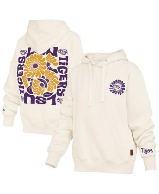 Women's Cream LSU Tigers Elena Janise Hoodie