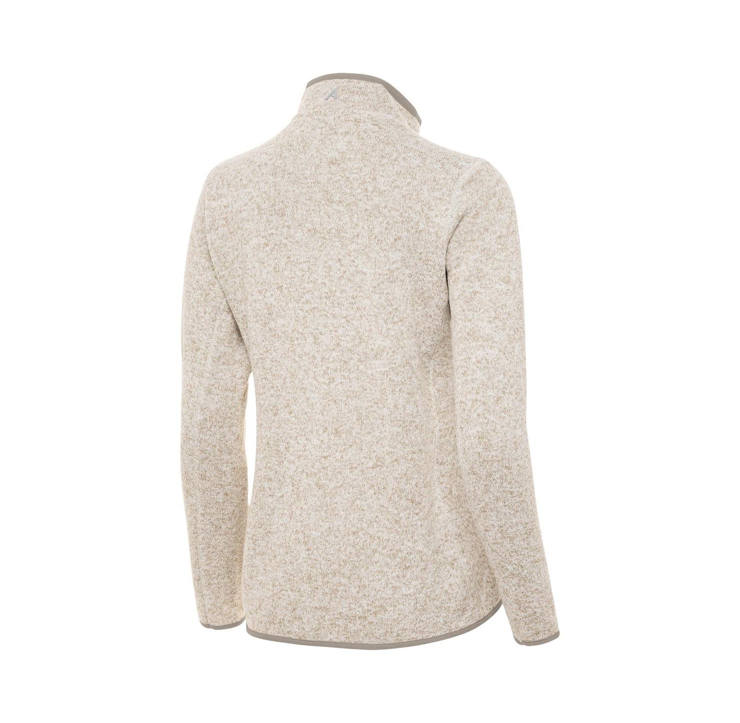 Women's Oatmeal Indiana Fever Fortune Half-Zip Pullover Jacket