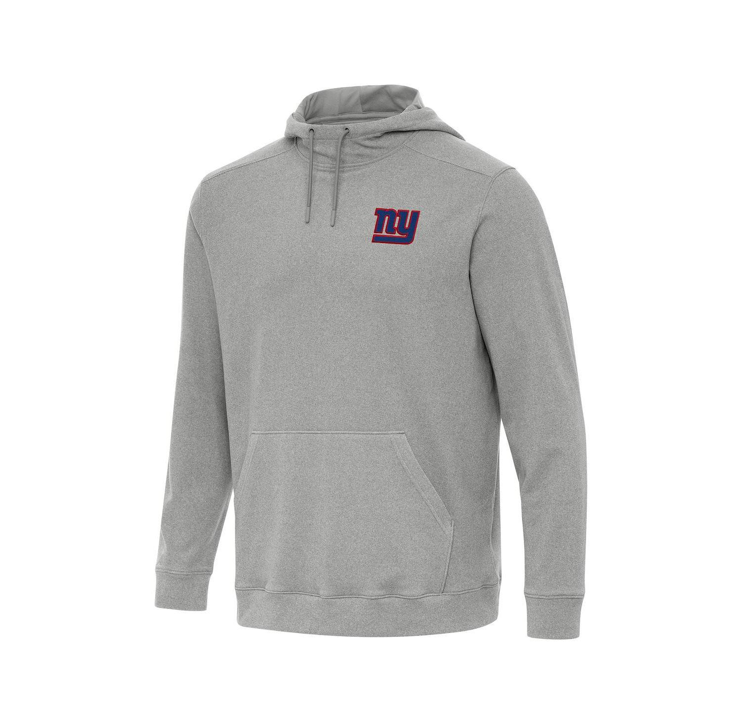 Men's Heather Gray New York Giants Cloud Pullover Hoodie