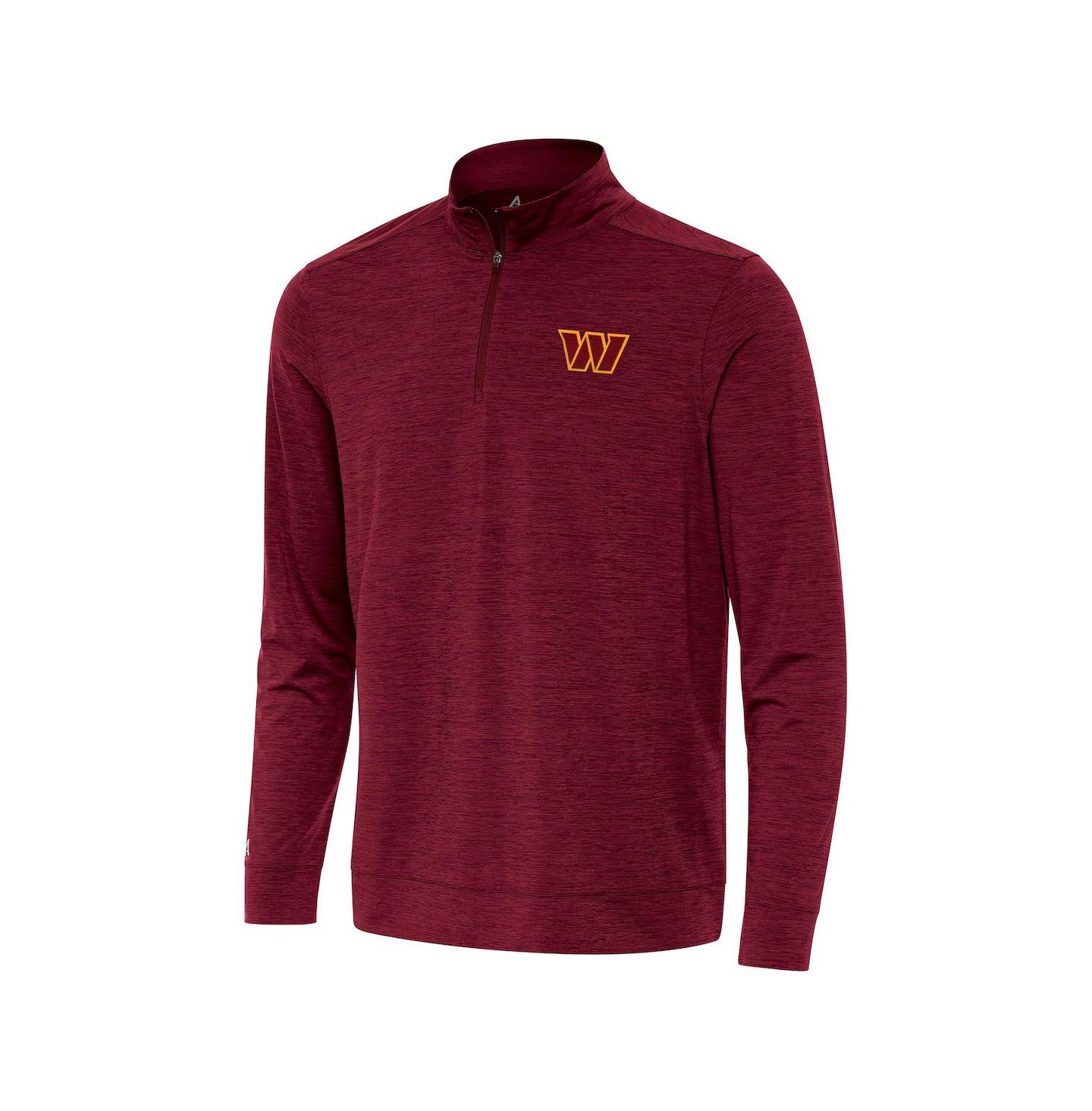 Мужской топ Antigua Burgundy Washington Commanders Bright Quarter-Zip — фото 1