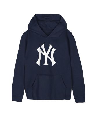 Preschool Navy New York Yankees Primary Logo Fleece Hoodie