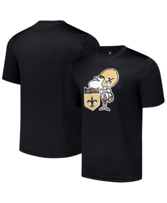 Men's Black New Orleans Saints Stadium Retro T-Shirt