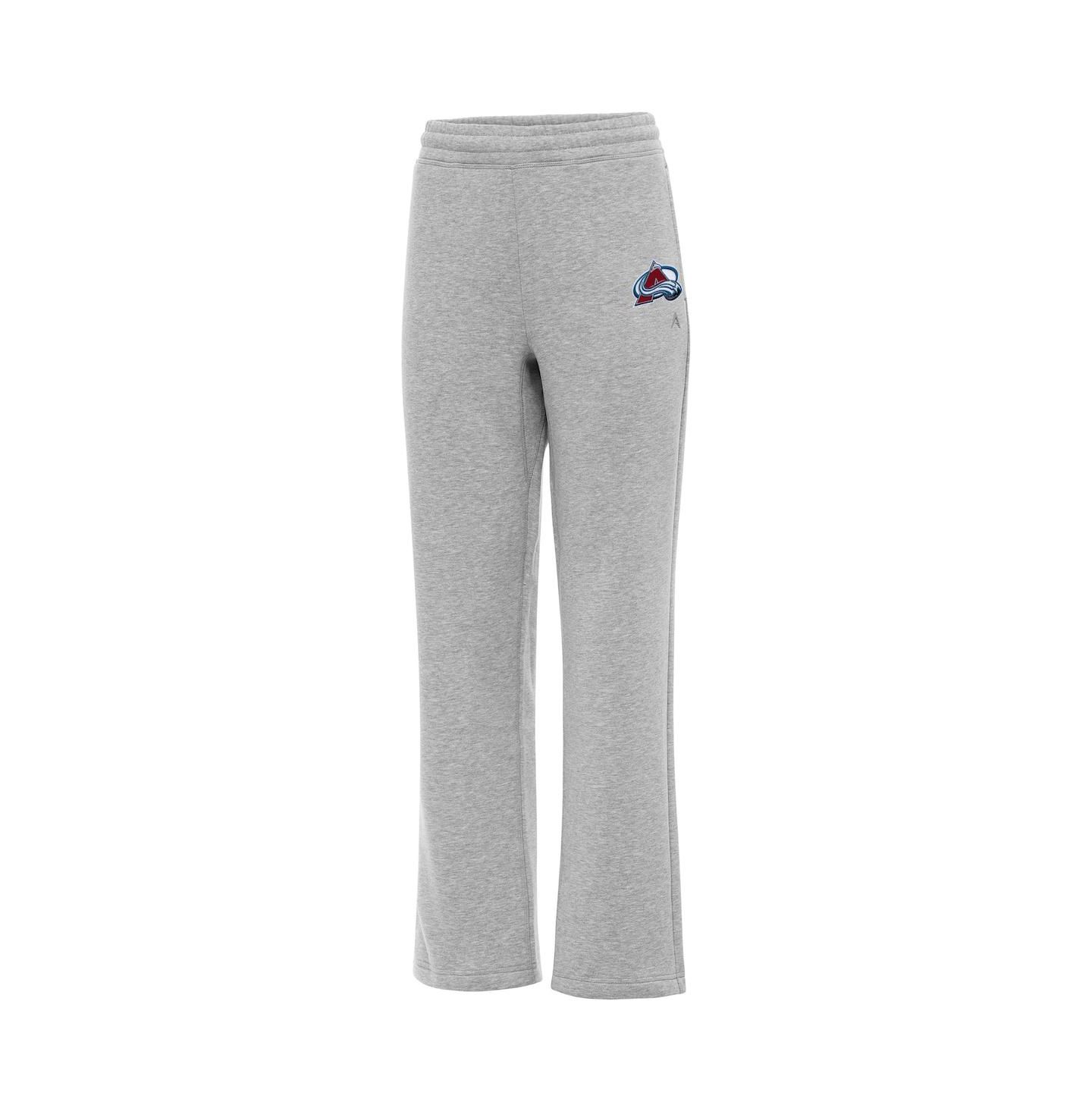 Женские брюки Antigua Heather Gray Colorado Avalanche Victory Sweatpants — фото 1