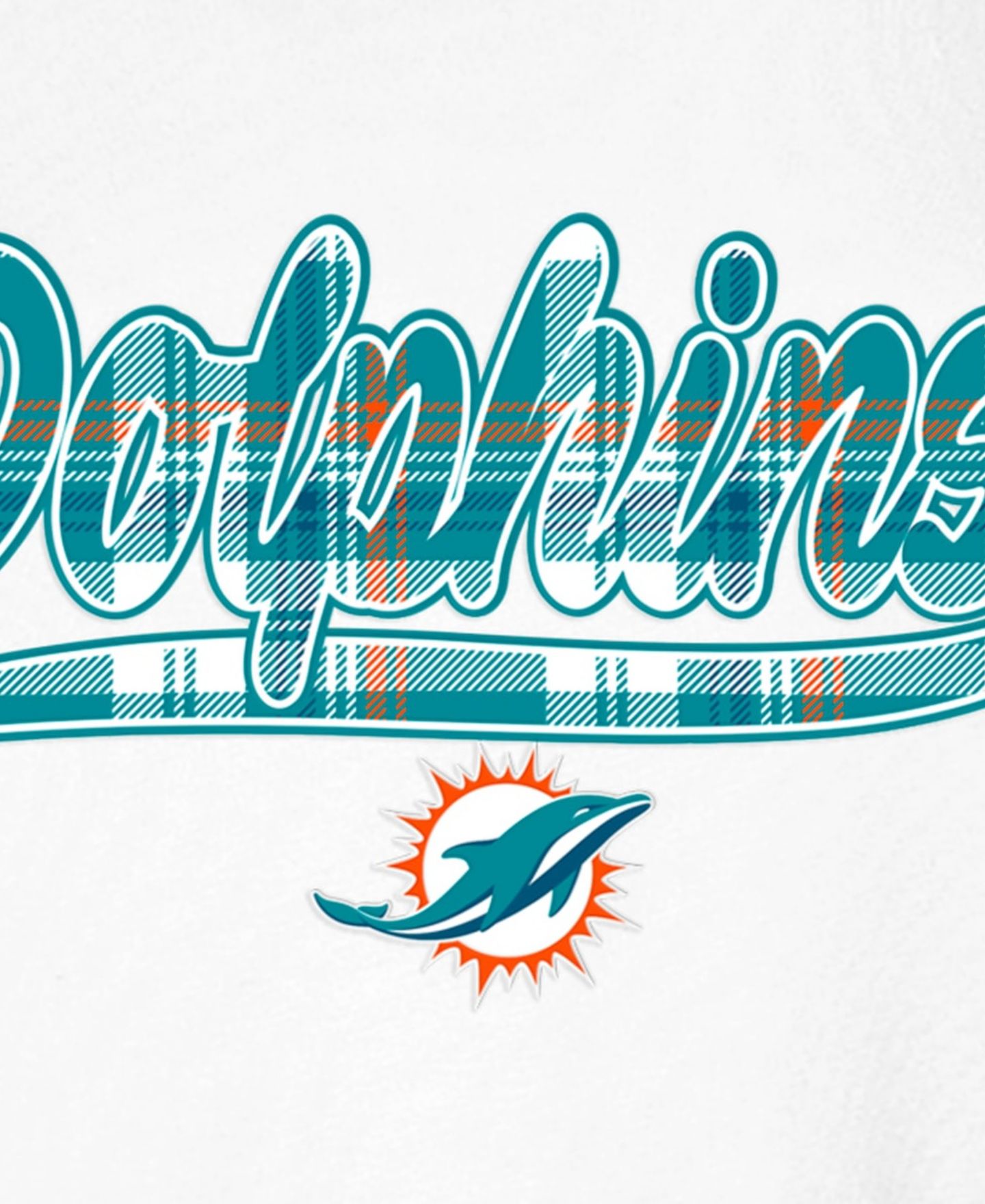 Женская футболка New Era White/Aqua Miami Dolphins 3rd Down — фото 2