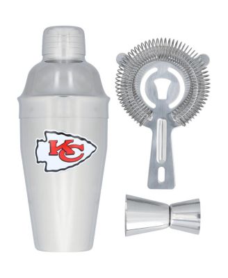 Kansas City Chiefs Stainless Steel Shaker, Strainer Set