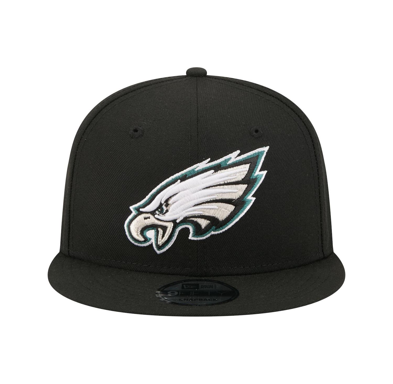 Men's Black Philadelphia Eagles 9FIFTY Snapback Hat