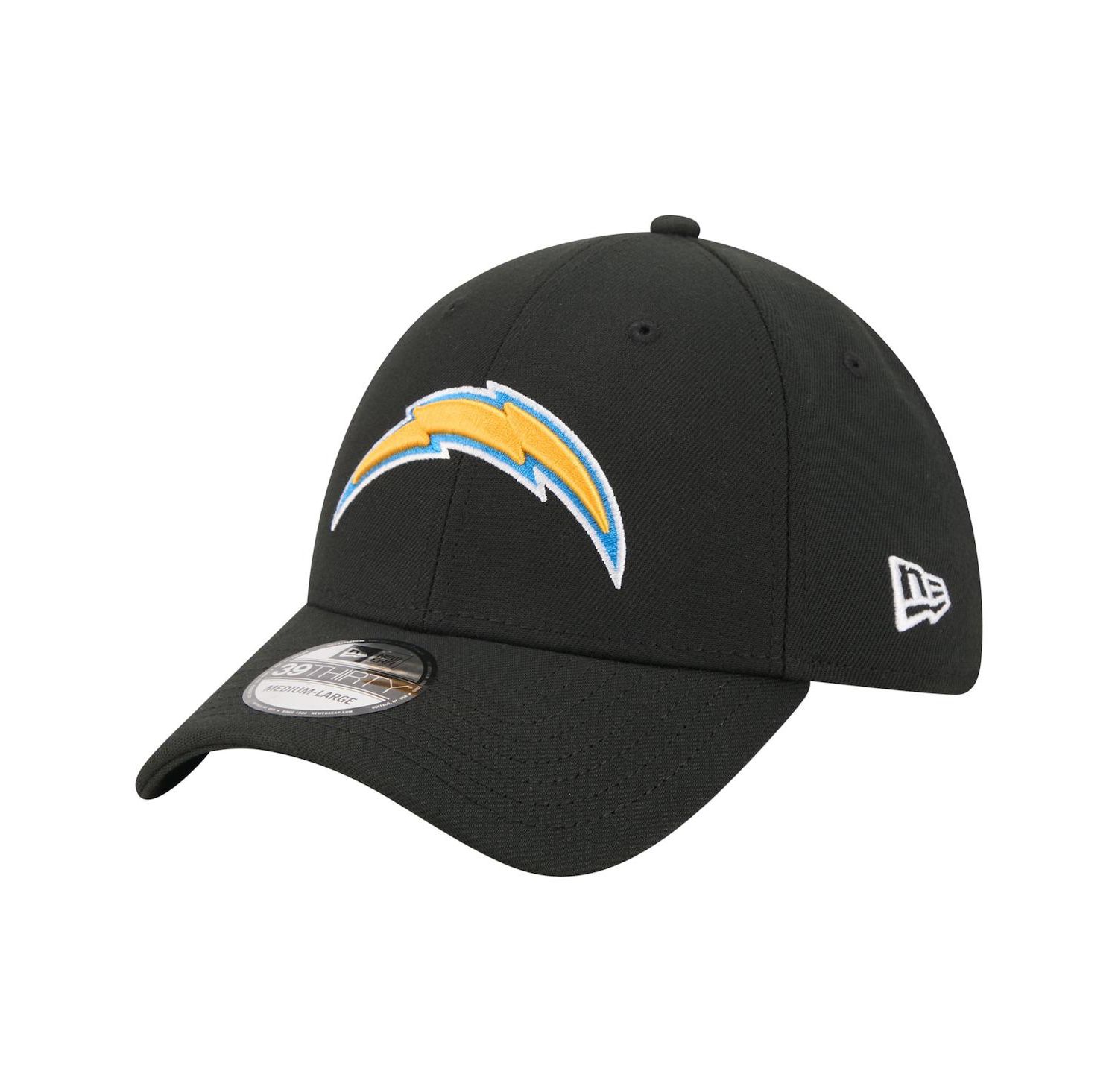 Men's Black Los Angeles Chargers Core Team 39THIRTY Flex Hat