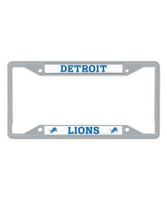 Detroit Lions Metal License Plate Frame