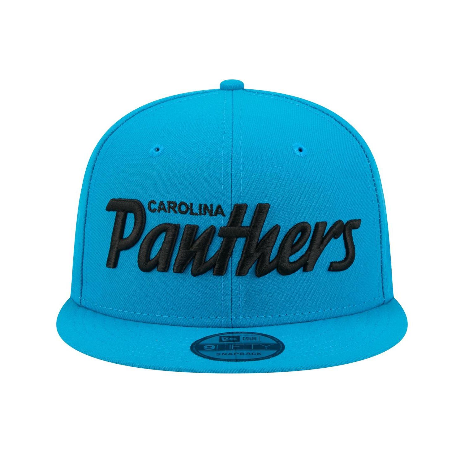Men's Blue Carolina Panthers Core Team Script 9FIFTY Snapback Hat