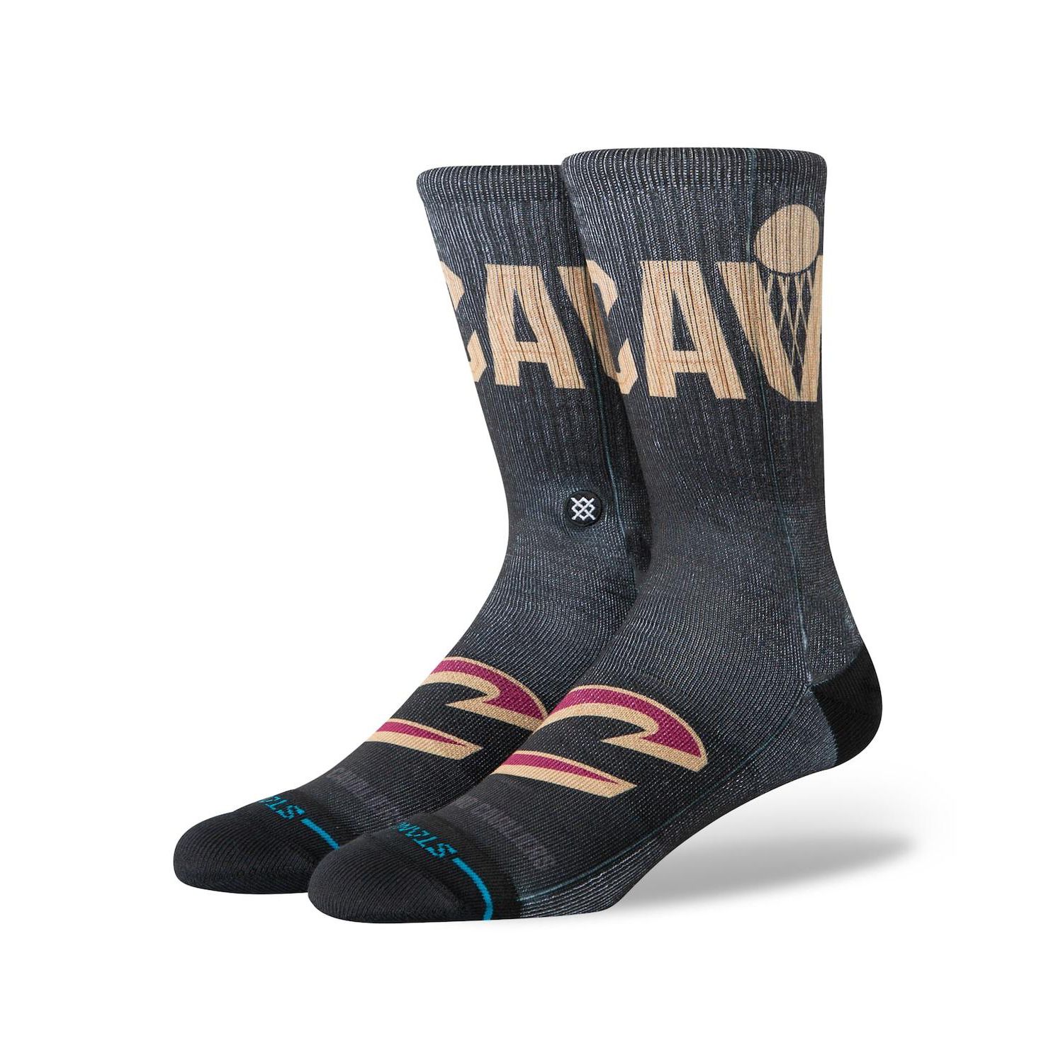 Cleveland Cavaliers 2025/26 Statement Edition Crew Socks