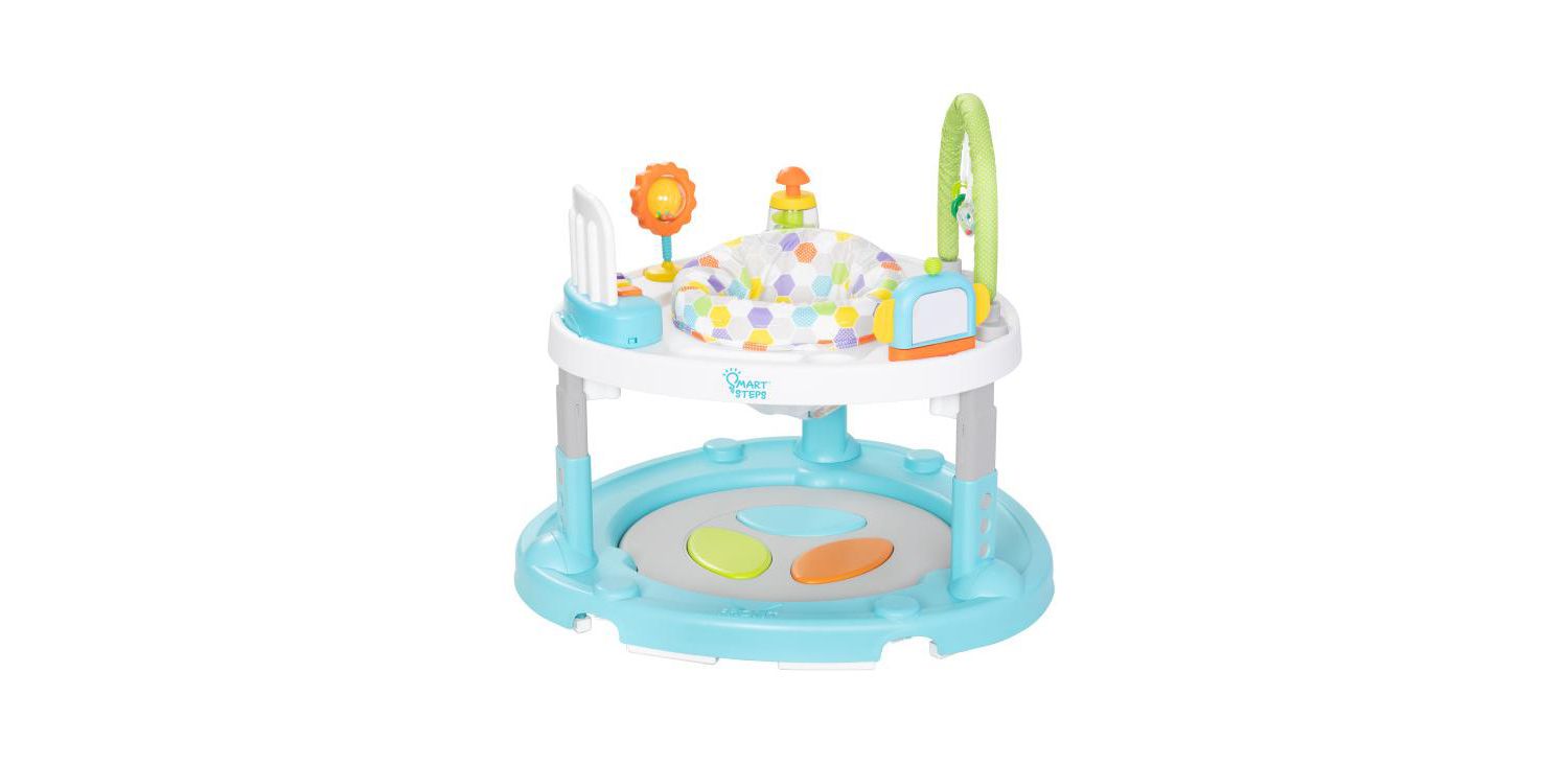 Kids Trend Smart Steps Bounce N Dance 4-in-1 Activity Center Walker - Hexagon Dots