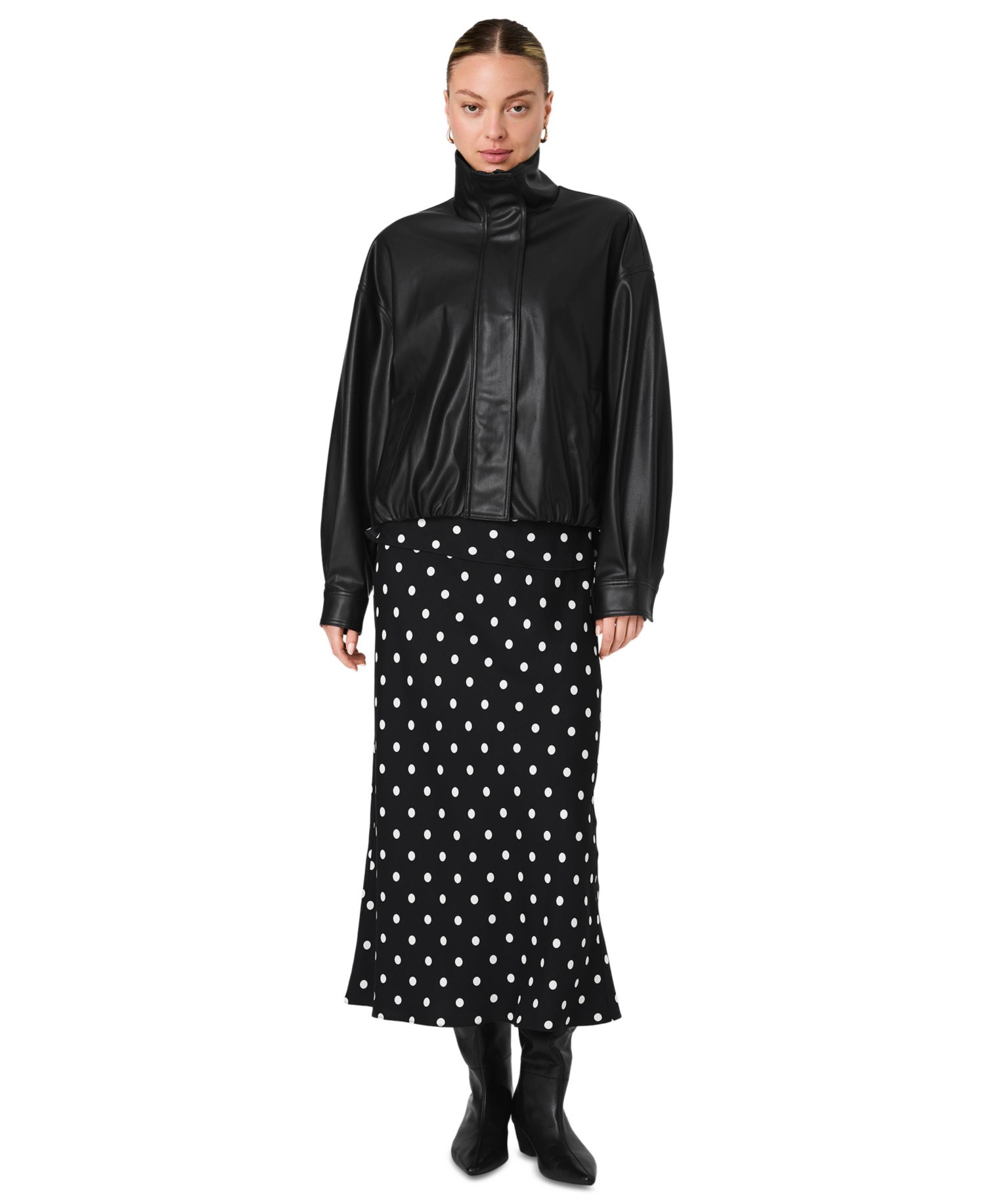 Women's Dessa Oversized Funnel Neck Bomber Jacket