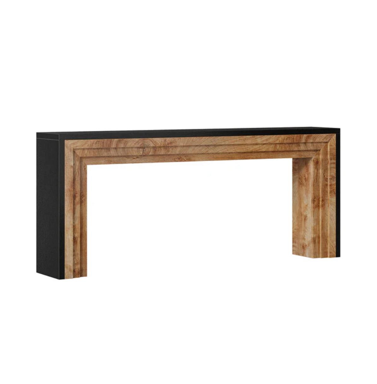 Slickblue Farmhouse Hallway Console Table, Narrow Sofa Table for Entryway
