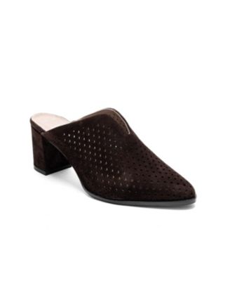 Women's Toen Leather Block Heel Mule