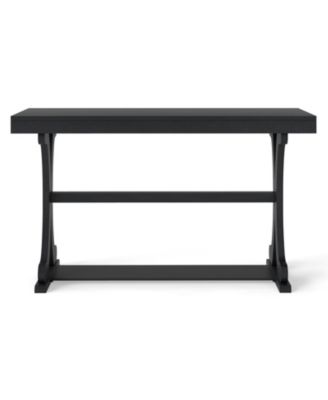Long Narrow Console Table with Open Shelf for Entryway