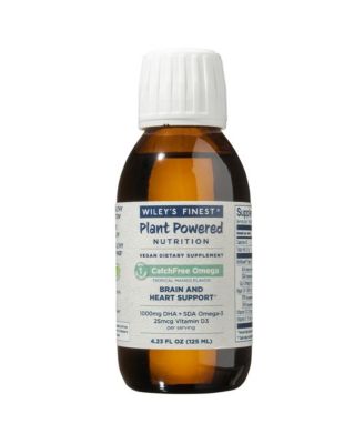 Wiley s Finest CatchFree Omega - Omega-3 Liquid - Algae Oil, Mango - 4.23 FL Oz (25 Servings)
