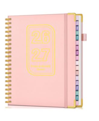 Planner 2026-2027 Weekly Monthly Hardcover Spiral Agenda