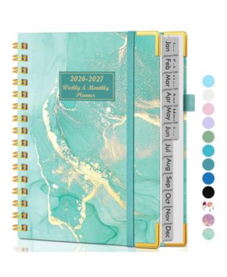 Planner 2026-2027 Weekly Monthly Hardcover Spiral Agenda