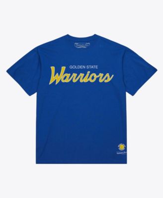 Men's Royal Golden State Warriors Vintage Wordmark T-Shirt