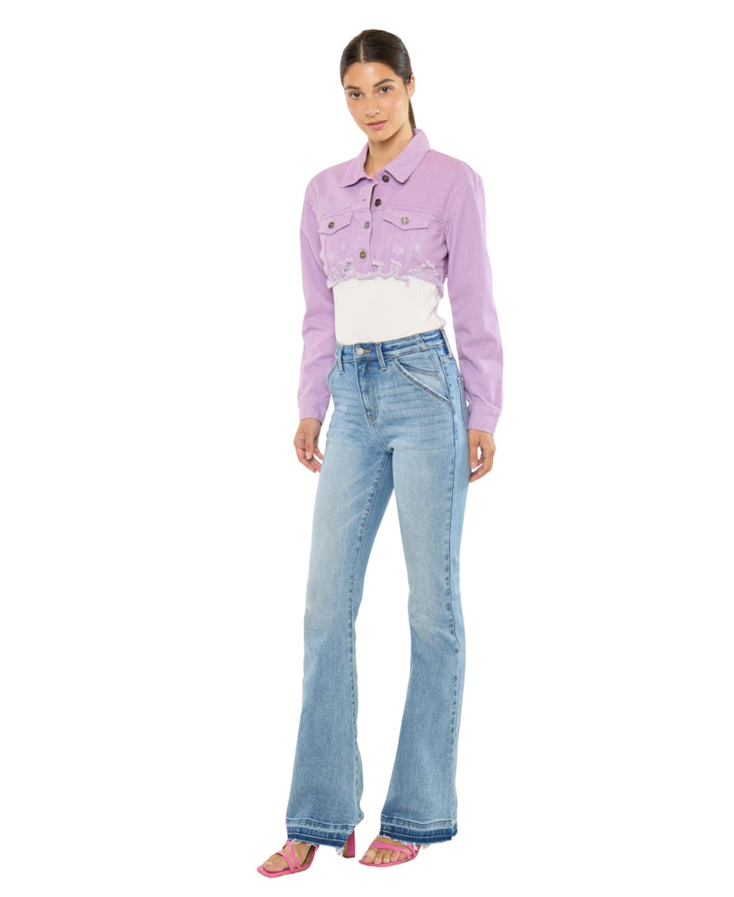 Women's USA Aimmes High Rise Flare Jeans