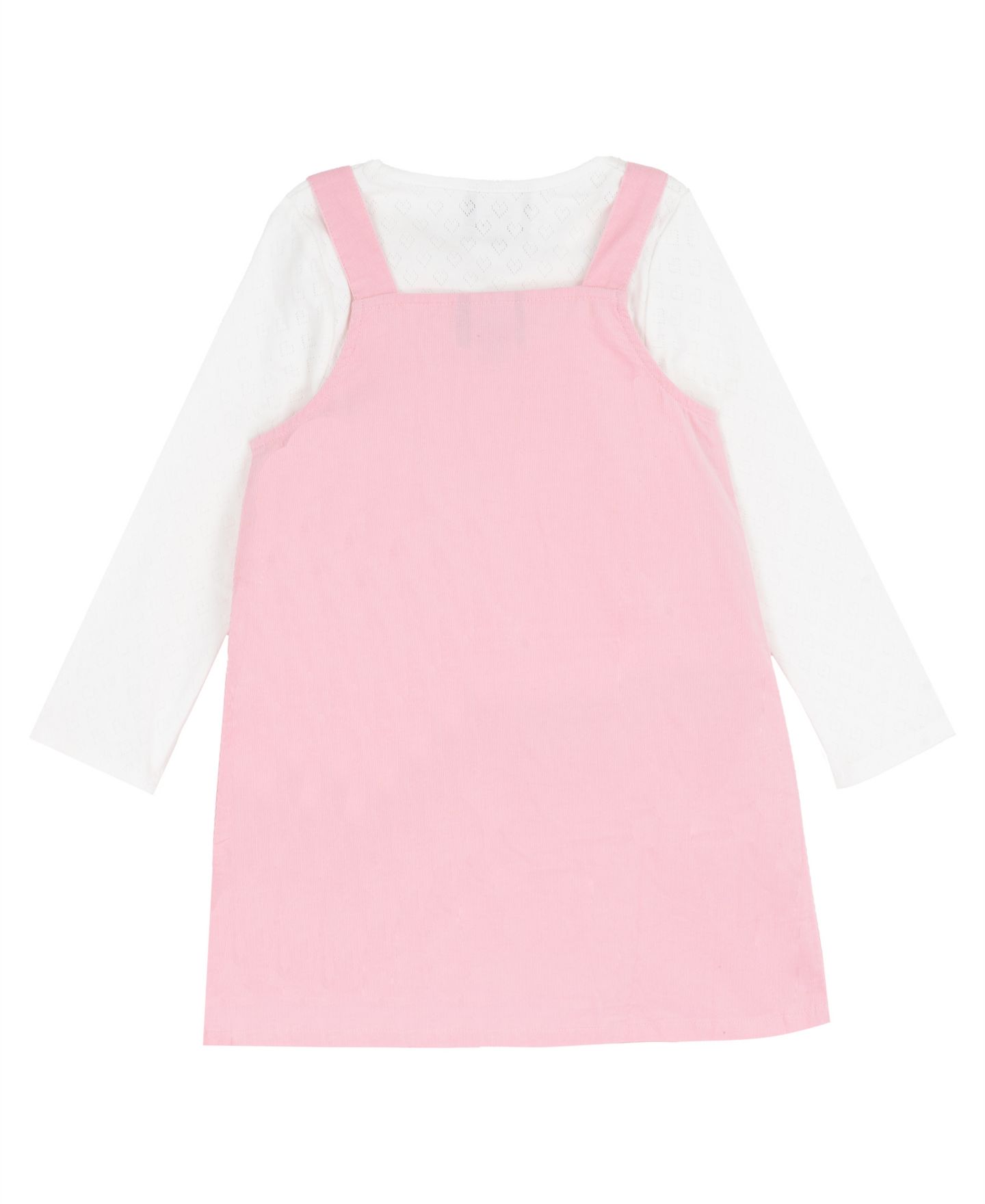 Комплекты Rare Editions Long-Sleeve Top, Pink Heart Jumper and Handbag, 3-Piece Set для девочек, цвет: Розовый / Белый — фото 5