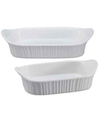 Corningware French White 18-Pc. Bakeware Set - Macy's