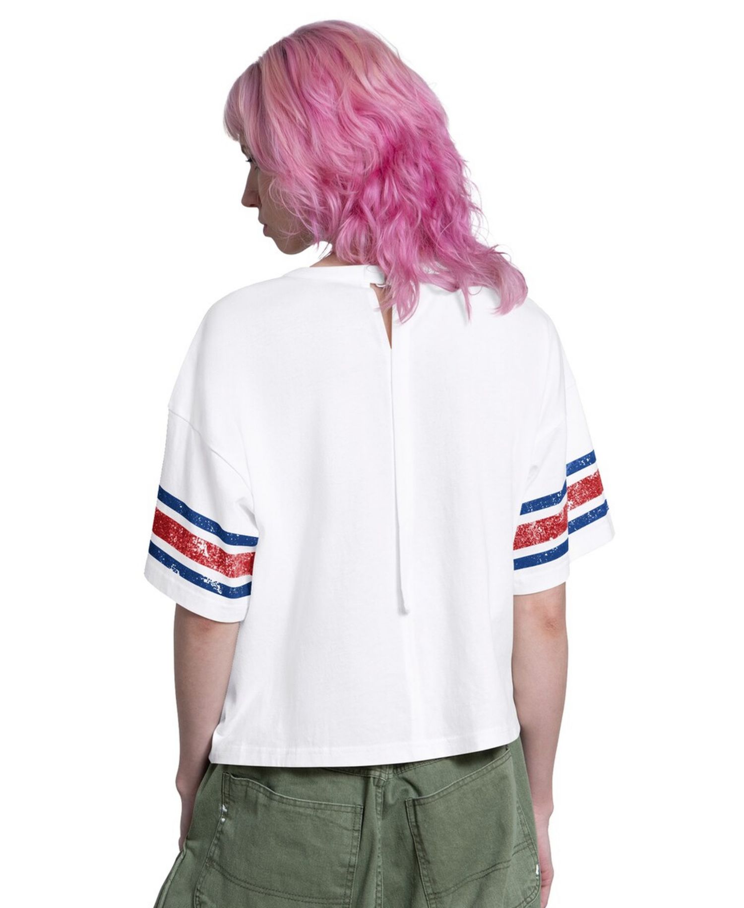 Women's White Philadelphia Phillies Cropped Hurry Up Offense T-Shirt